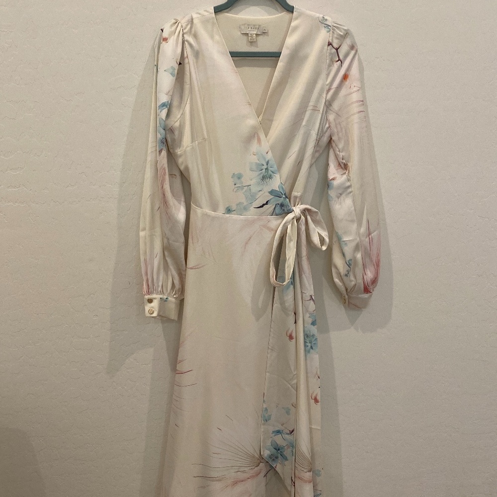 Ted Baker Floral Maxi Wrap Dress